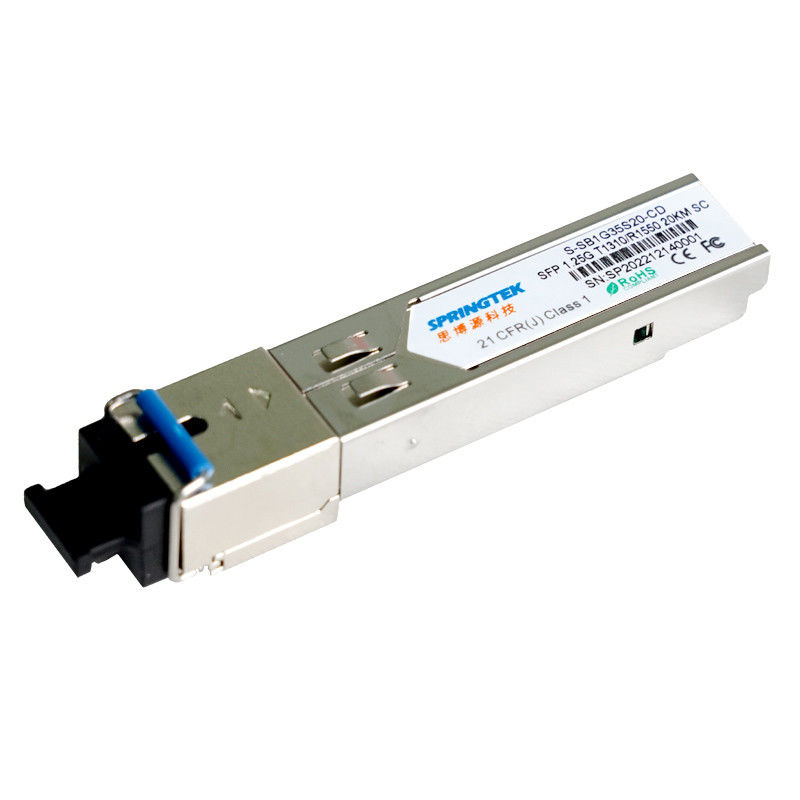 OEM SC BIDI 1.25G 호환 송수신기 T1310/R1550nm 20 킬로미터 SFP 광 송수신기 모듈