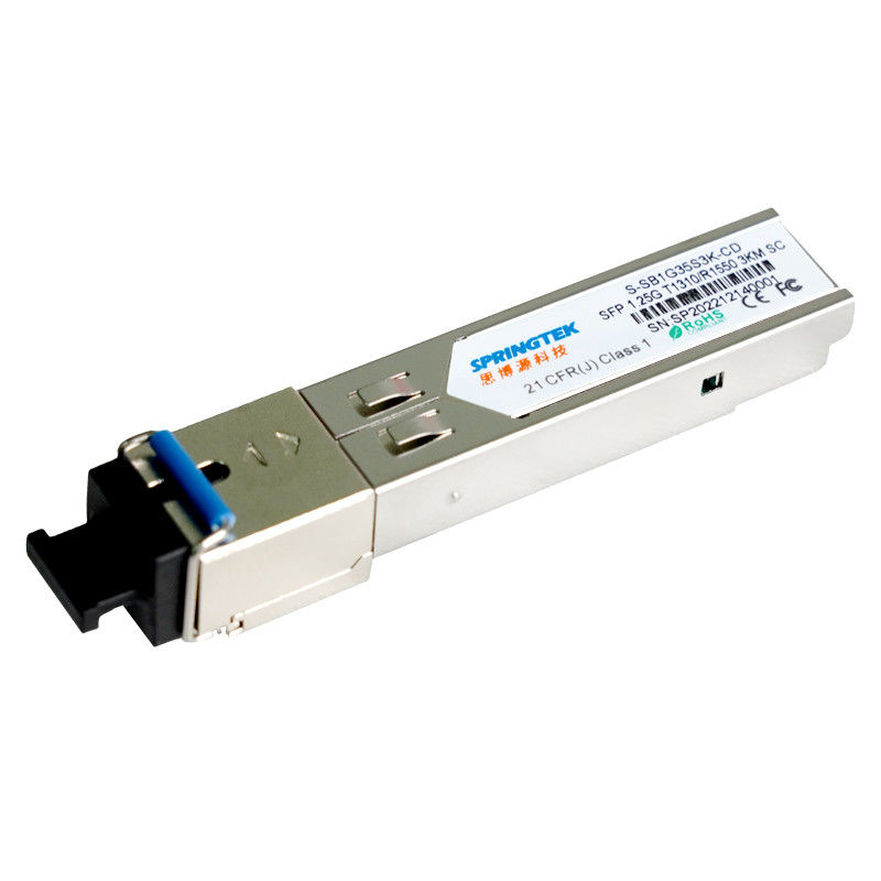 OEM 1.25G SC SFP 호환 송수신기 BIDI T1310/R1550nm DDM 3 킬로미터 광 송수신기 모듈로