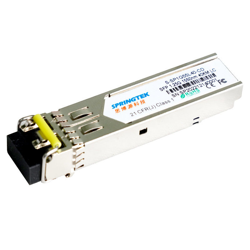 DDM 적합하 쥬니퍼와 SFP 1.25G 1550nm 40 킬로미터 광 전송부 모듈 LC SMF