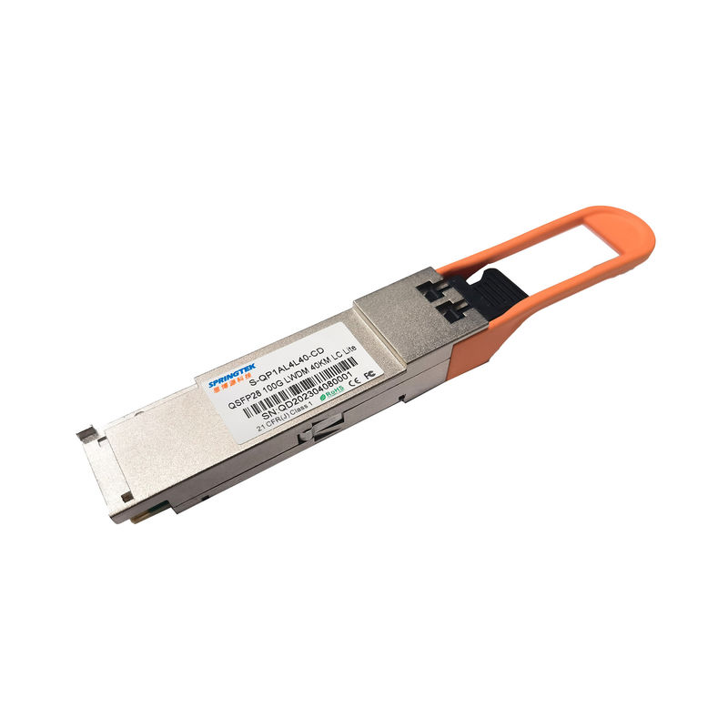 적합한 시스코 ER4 100G QSFP28 송수신기 가벼운 100Gbps 1294 -1310nm 40Km 광 송수신기 모듈