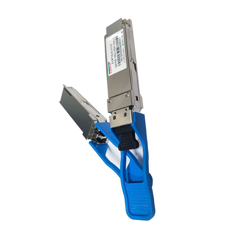 이중 통신 LC SMF 100gbase 시스코 QSFP28 LR4 호환 송수신기 1310nm 10 킬로미터 DOM LAN WDM