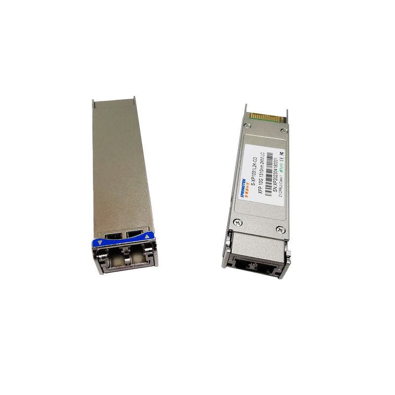 시스코 적합한 10G XFP 송수신기 1310nm 2KM 단일모드 듀얼 섬유 DDM 두 부분으로 된 LC