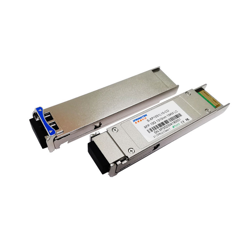 델을 위한 10GBASE-LR/LW OC-192/STM-64 DOM 모듈 10G XFP LR 광 전송부 1310nm 10 킬로미터