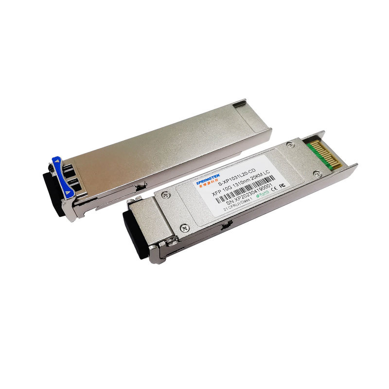 브로케이드 시스코 쥬니퍼 알카텔 10G XFP 송수신기 1310nm LR 20 킬로미터 듀얼 섬유 단일모드